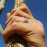 Woman's Dusty Grey Arrow Silicone Ring - Wild Tribe