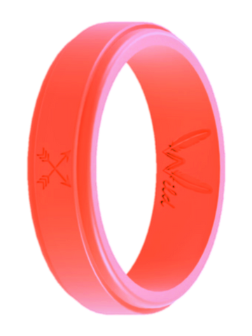 Woman's Coral Arrow Silicone Ring - Wild Tribe
